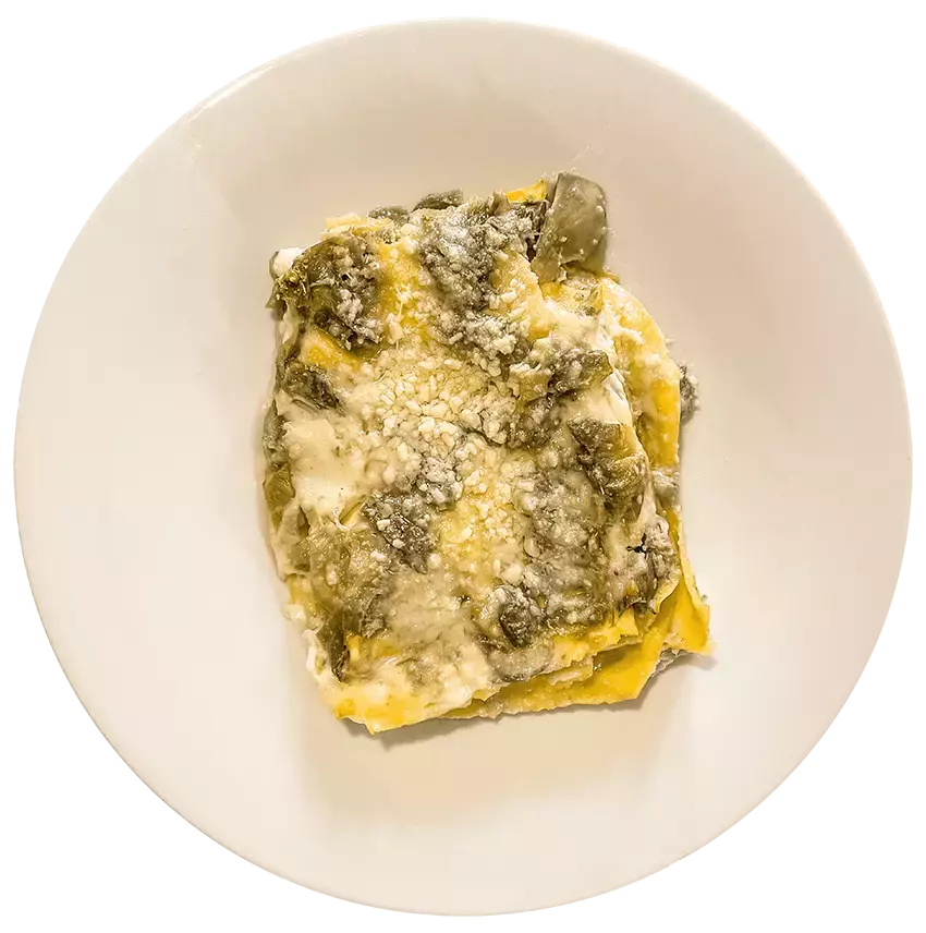 Lasagne con i carciofi
